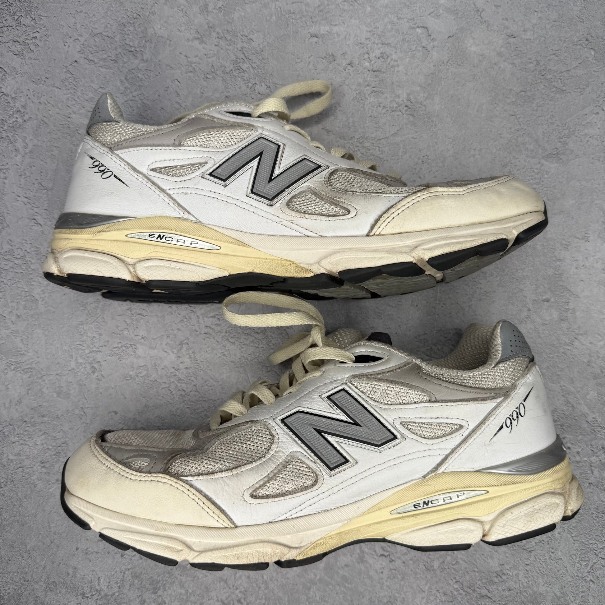 New Balance 990v3 MiUSA Teddy Santis Sea Salt *pre-owned* SIZE 11.5