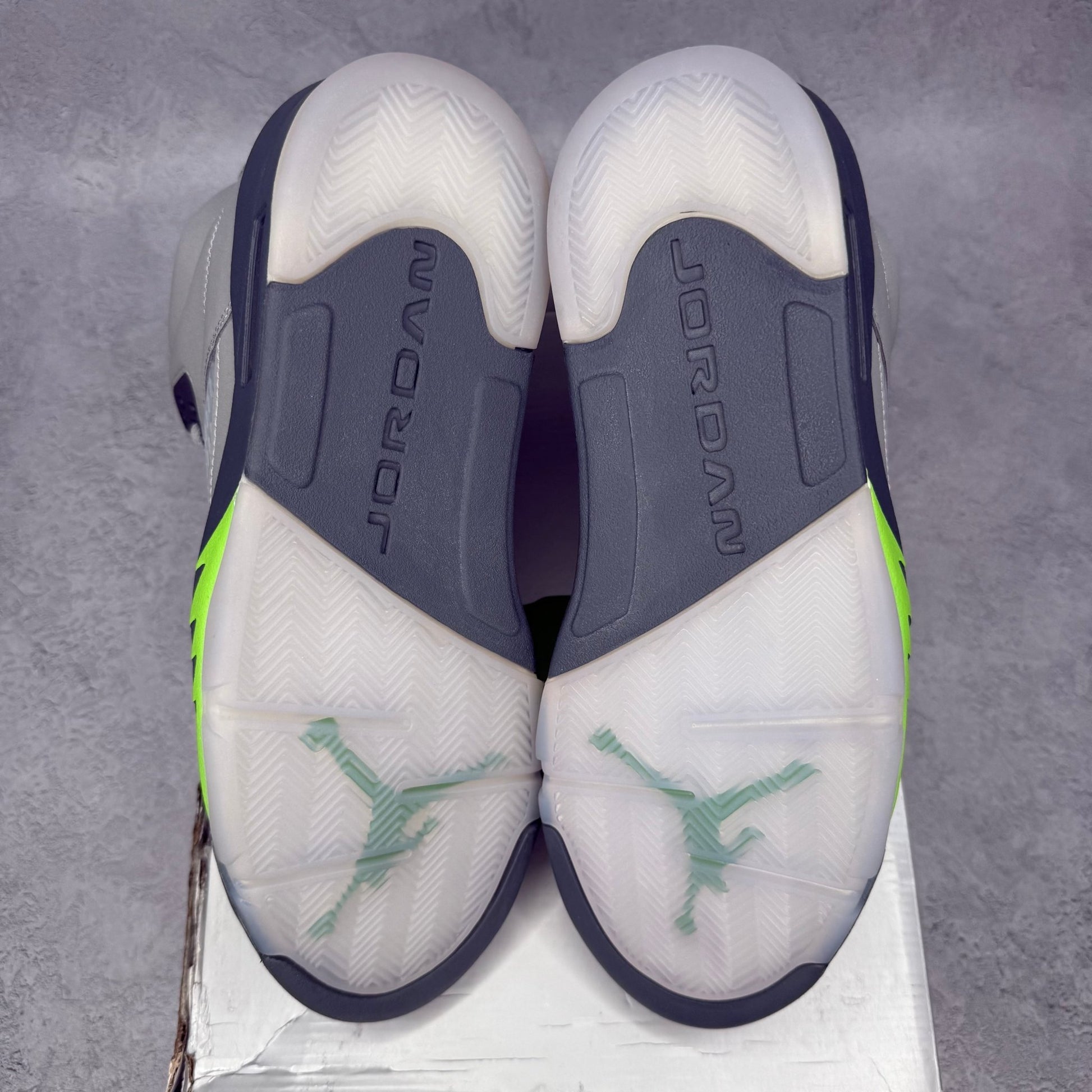 Jordan 5 Retro Green Bean (2022) - Kicks Collective PA - Jordan - DM9014-003 - Men's Shoes - 11.5M/13W - Brand New - Original Box (Damaged)