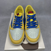 Jordan 1 Retro Low OG SP Travis Scott Canary (Women's) *pre-owned* SIZE 8.5M