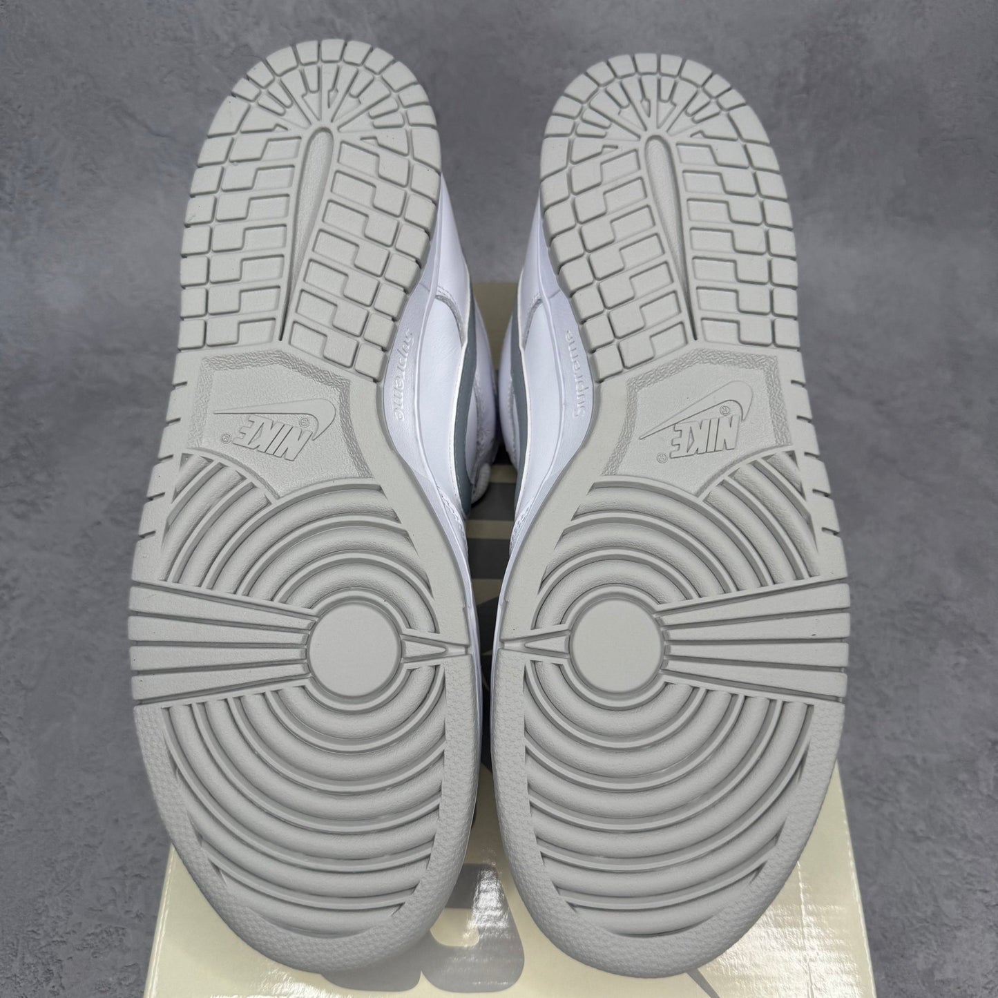 Nike SB Dunk Low Supreme 94 White Metallic Silver - Kicks Collective PA - Nike - HQ8487 - 100 - Men's Shoes - 10M/11.5W - Brand New