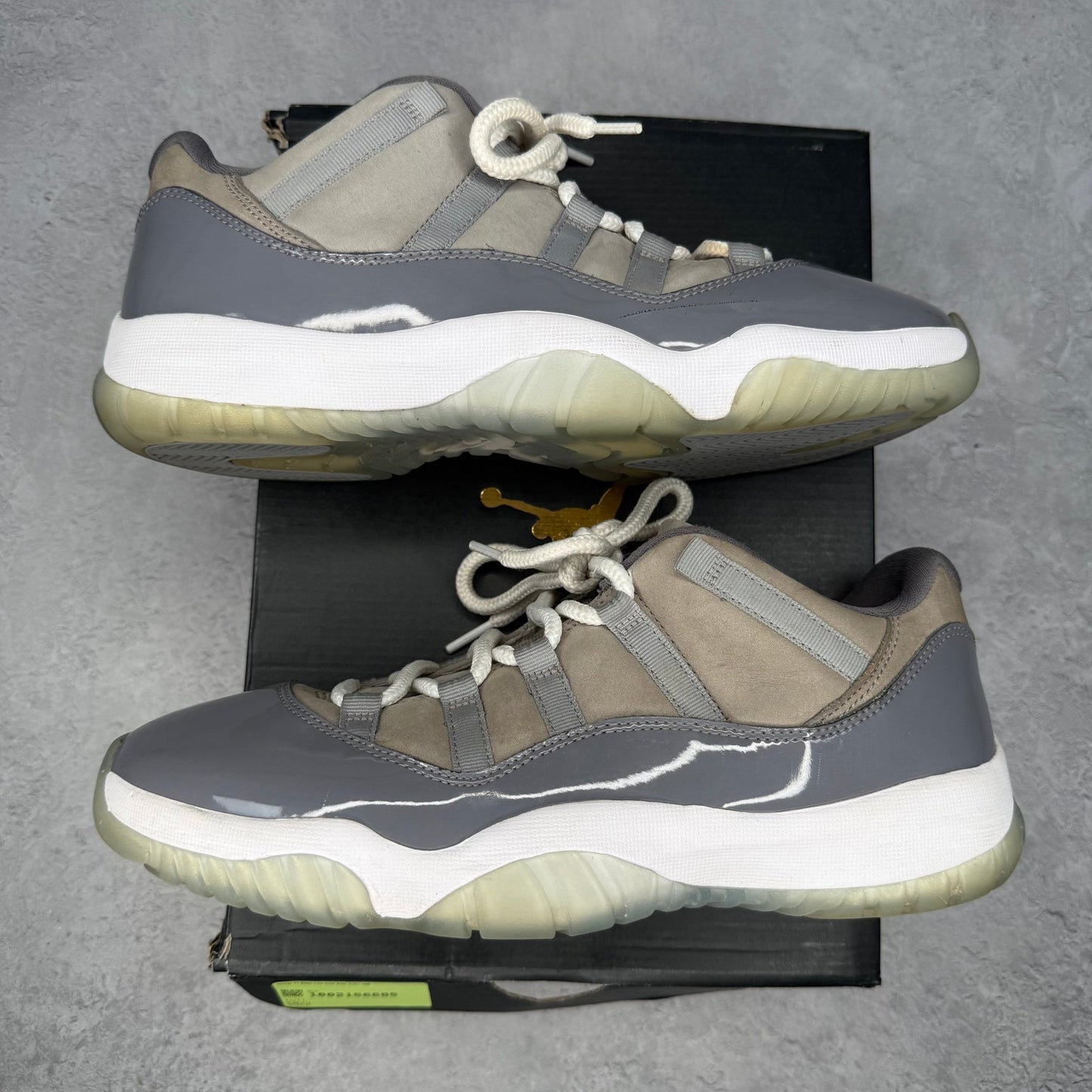 Jordan 11 Retro Low Cool Grey *pre - owned* SIZE 10 - Kicks Collective PA - Jordan - 528895-003 - Men's Shoes - 10M/11.5W - Pre - Owned - Original Box (Damaged)