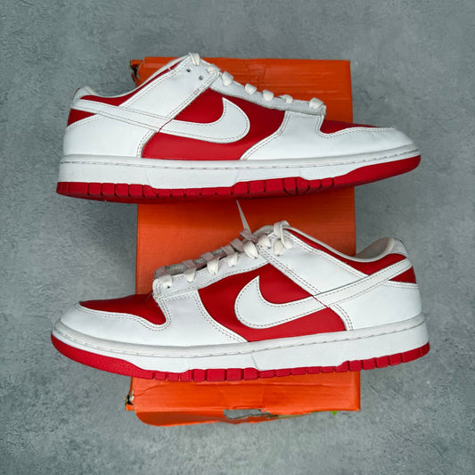Nike Dunk Low Championship Red *pre - owned* SIZE 10.5 - Kicks Collective PA - Nike - DD1391-600 - Men's Shoes - 10.5M/12W - Pre - Owned - No Box