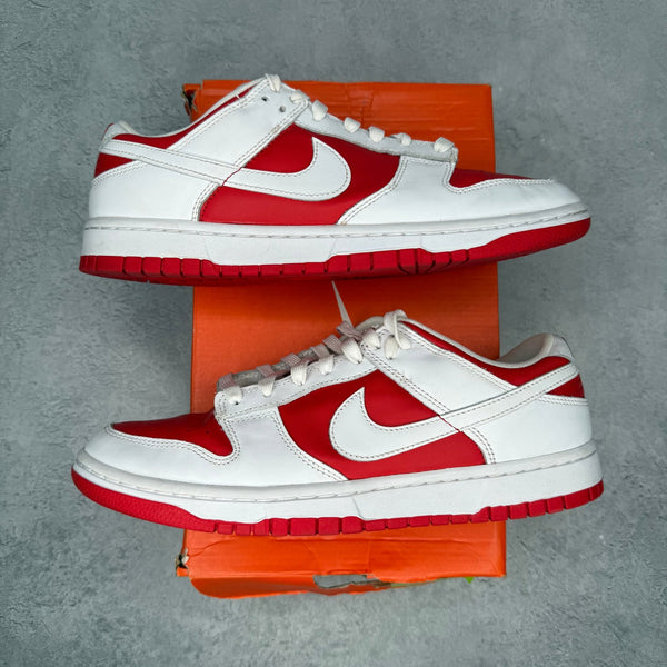 Nike Dunk Low Championship Red *pre - owned* SIZE 10.5 - Kicks Collective PA - Nike - DD1391-600 - Men's Shoes - 10.5M/12W - Pre - Owned - No Box
