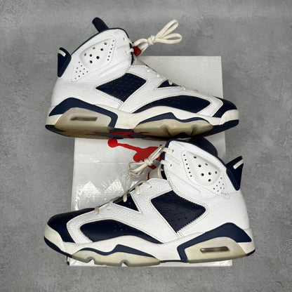 Jordan 6 Retro Olympic (2024) *pre - owned* SIZE 9.5 - Kicks Collective PA - Jordan - CT8529-164 - Men's Shoes - 9.5M/11W - Brand New