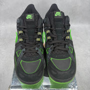 Nike Air Rubber Dunk Off-White Green Strike *pre-owned* SIZE 13