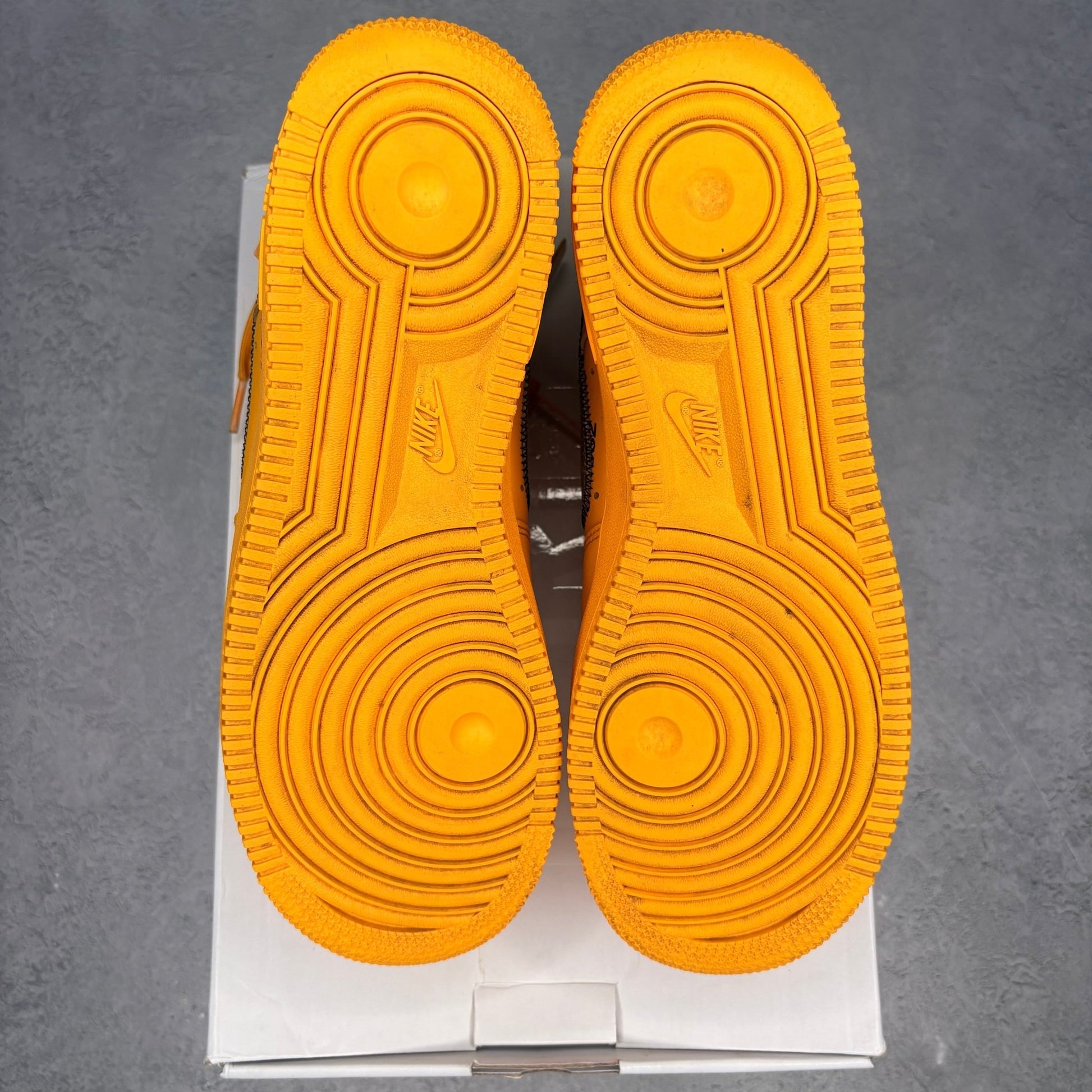 Nike Air Force 1 Low Off - White ICA University Gold *pre - owned* SIZE 9 - Kicks Collective PA - Nike - DD1876-700 - Men's Shoes - 9M/10.5W - Pre - Owned