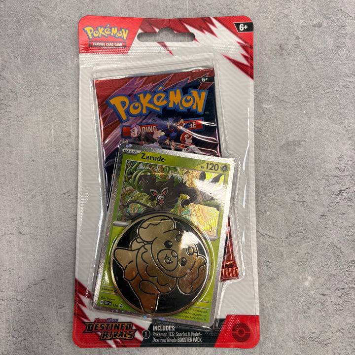 2025 Pokémon Scarlet & Violet Destined Rivals Zarude 1 Pack Blister Pack
