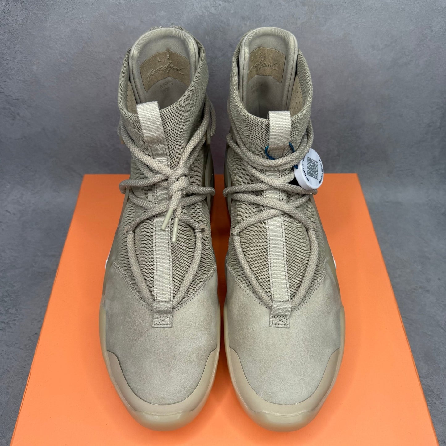 Nike Air Fear of God 1 Oatmeal *pre - owned* SIZE 9.5 - Kicks Collective PA - Nike - AR4237-900 - Men's Shoes - 9.5M/11W - Pre - Owned