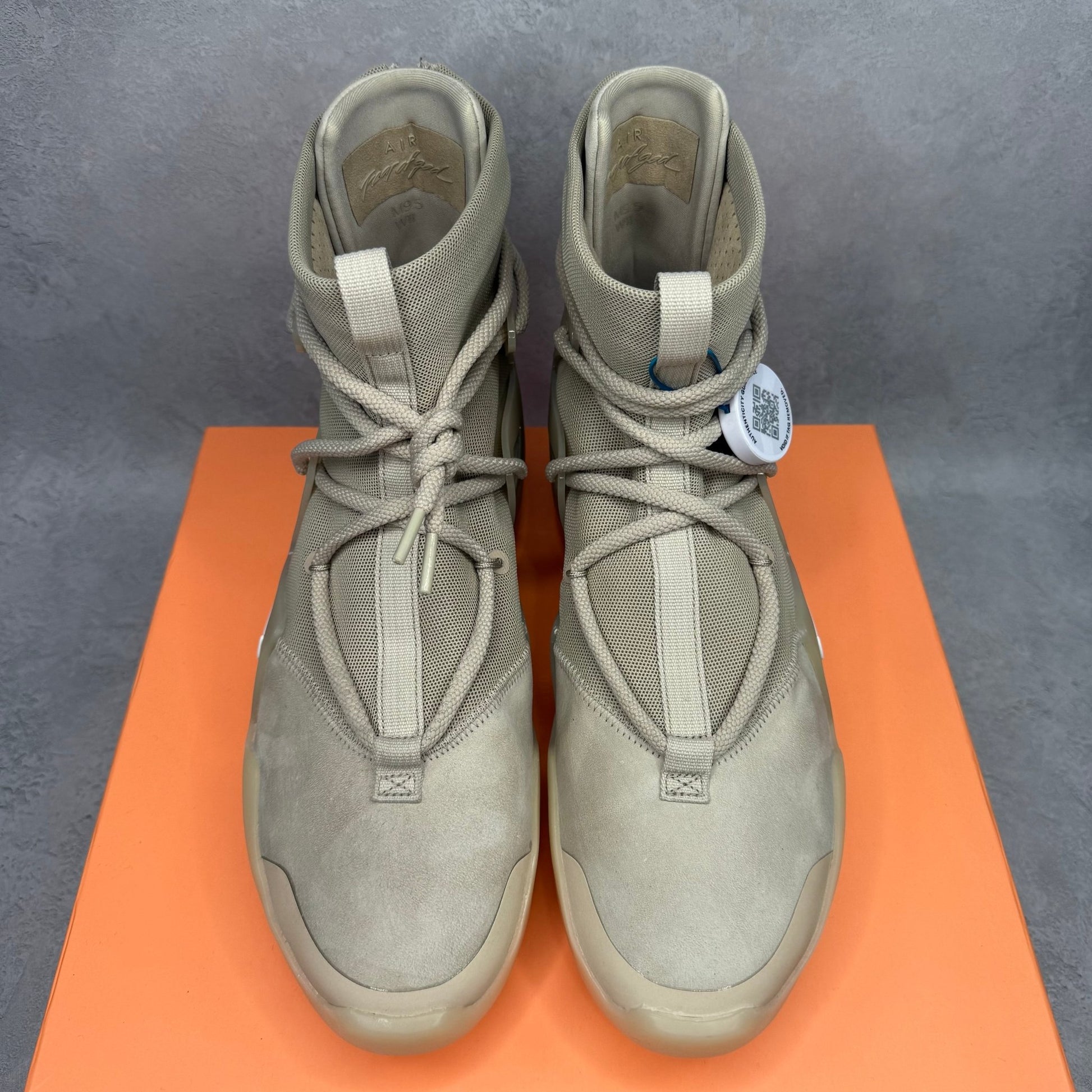 Nike Air Fear of God 1 Oatmeal *pre - owned* SIZE 9.5 - Kicks Collective PA - Nike - AR4237-900 - Men's Shoes - 9.5M/11W - Pre - Owned