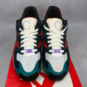 Nike Air Max2 Light Habanero Red Navy Emerald *pre-owned* SIZE 9