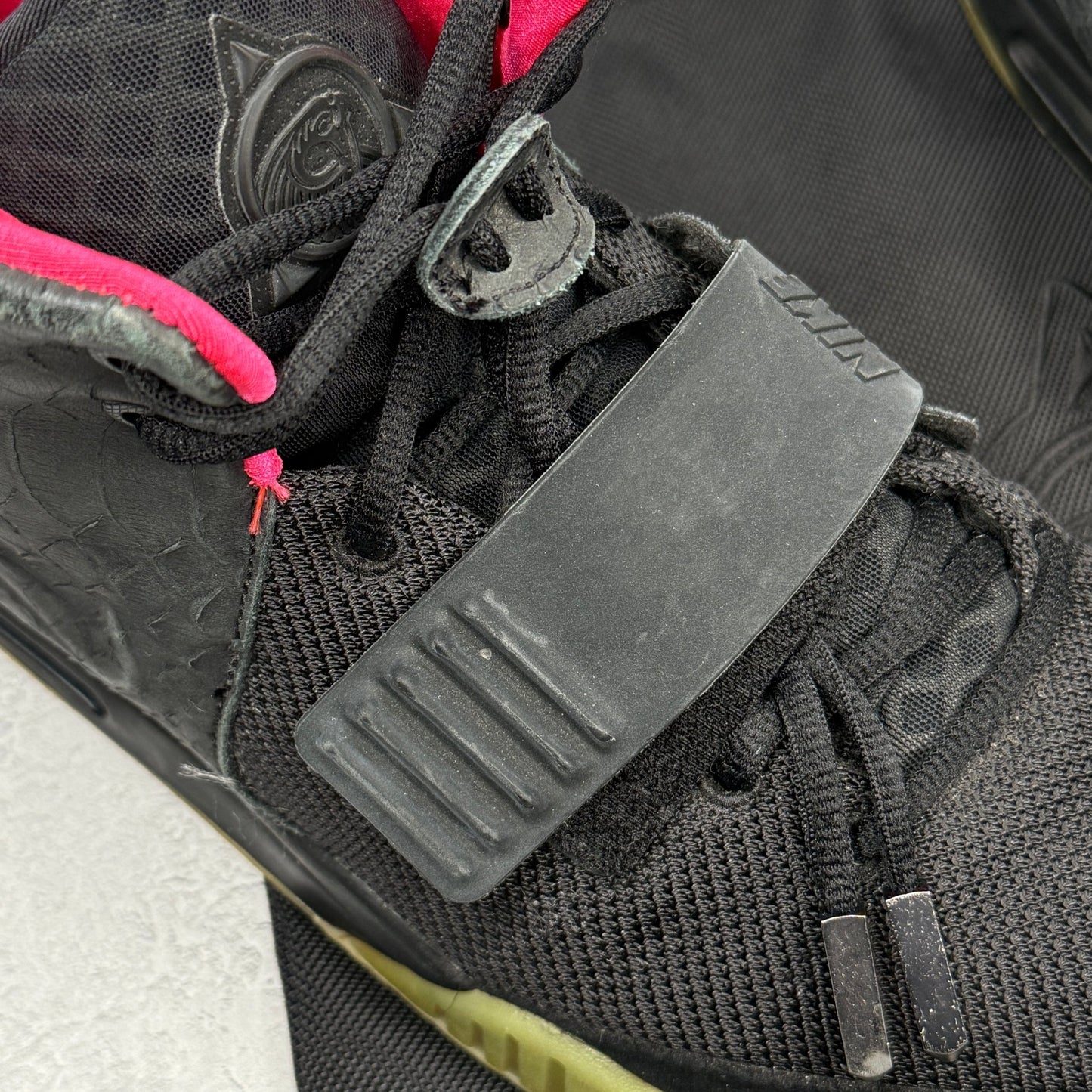 Nike Air Yeezy 2 Solar Red *pre - owned* SIZE 12 - Kicks Collective PA - Nike - 508214-006 - Men's Shoes - 12M/13.5W - Pre - Owned - No Box