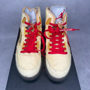 Jordan 5 Retro Off-White Sail *pre-owned* SIZE 12