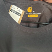 Carhartt Full Send Long Sleeve Pocket Tee Shirt Black