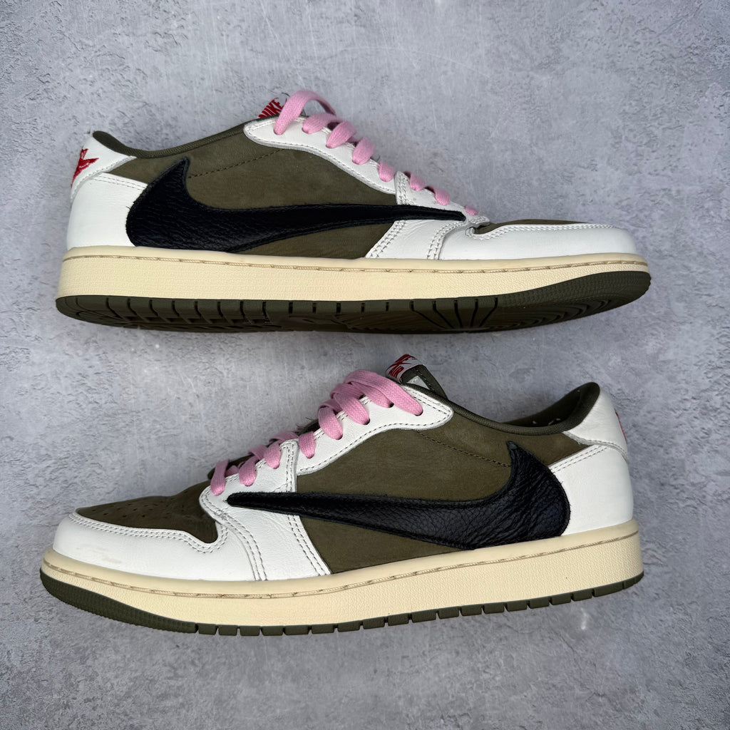 Jordan 1 Retro Low OG SP Travis Scott Medium Olive *pre-owned* SIZE 9