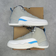 Jordan 12 Retro Grey University Blue 10 (New) - front