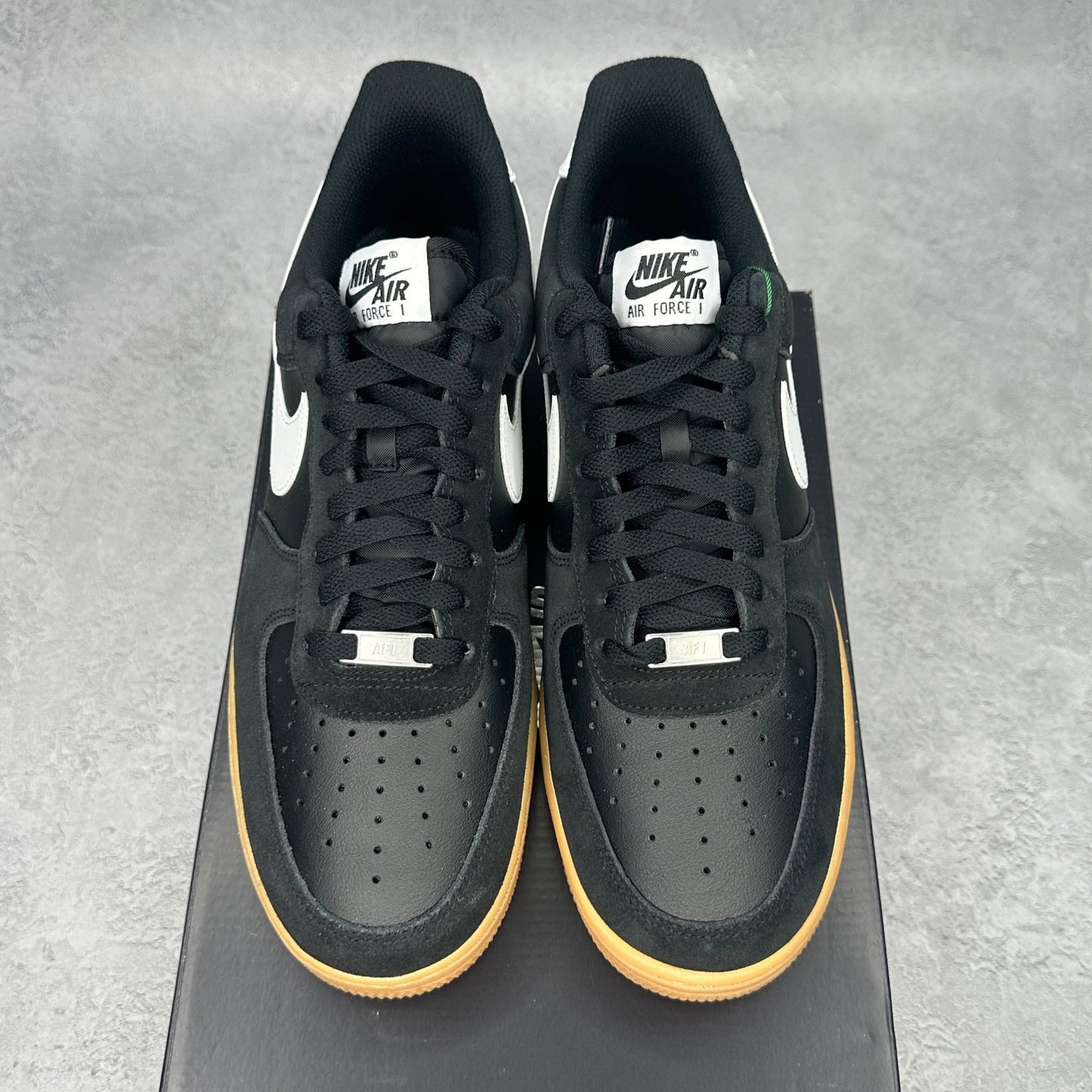 Nike Air Force 1 Low '07 LV8 Black Summit White Gum - Kicks Collective PA - Nike - FQ8714 - 004 - Men's Shoes - 10.5M/12W - Brand New