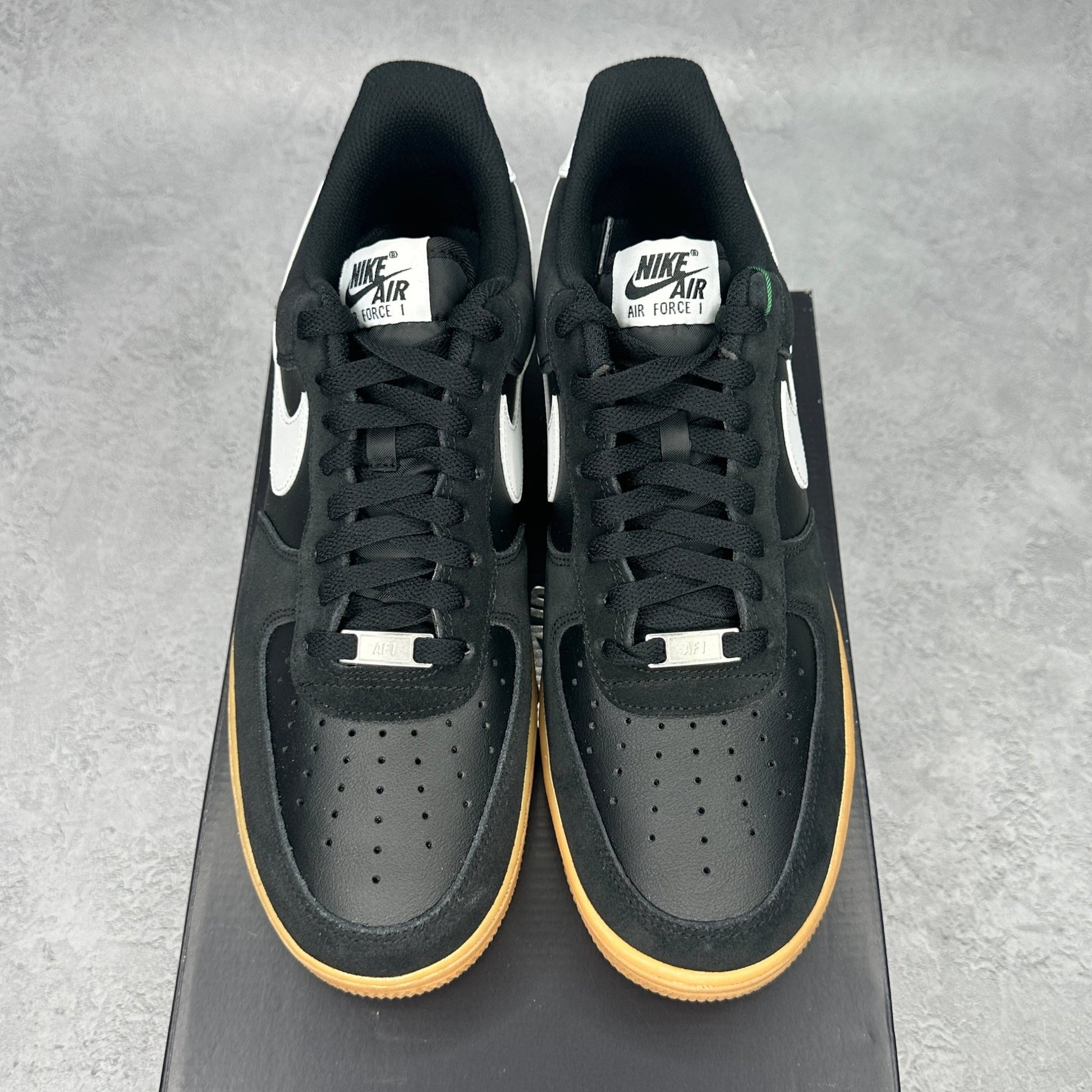Nike Air Force 1 Low '07 LV8 Black Summit White Gum - Kicks Collective PA - Nike - FQ8714 - 004 - Men's Shoes - 10.5M/12W - Brand New