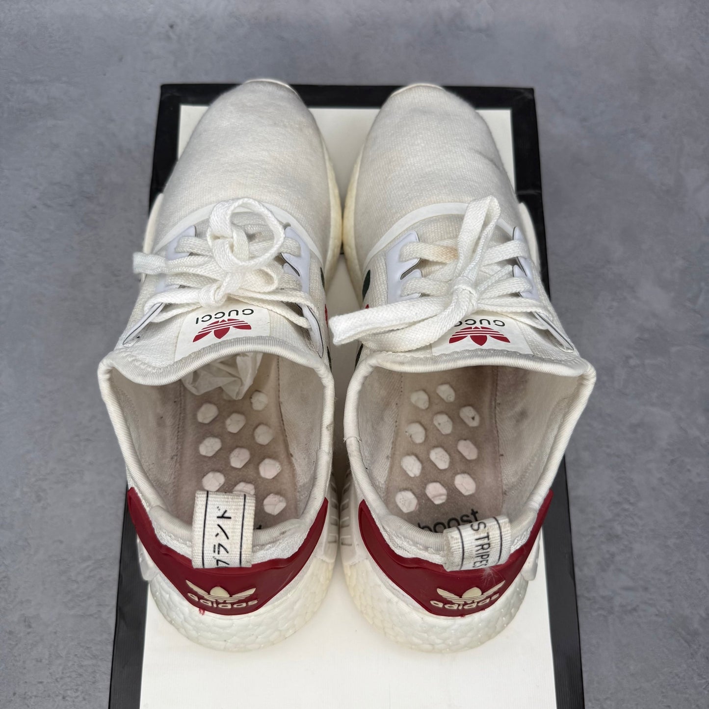 adidas NMD Gucci Custom *pre - owned* SIZE 8.5 - Kicks Collective PA - adidas - 779001 - Men's Shoes - 8.5M/10W - Pre - Owned