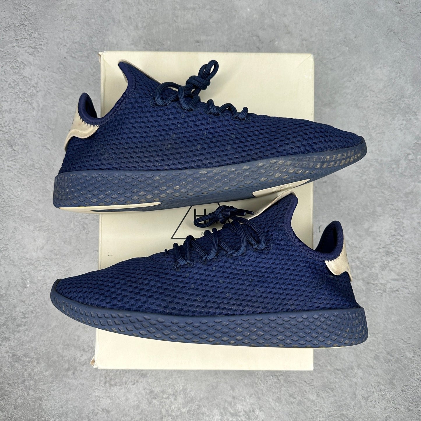 adidas Tennis Hu Pharrell Solid Dark Blue *pre - owned* SIZE 9.5 - Kicks Collective PA - adidas - BY8719 - Men's Shoes - 9.5M/11W - Pre - Owned