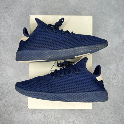 adidas Tennis Hu Pharrell Solid Dark Blue *pre - owned* SIZE 9.5 - Kicks Collective PA - adidas - BY8719 - Men's Shoes - 9.5M/11W - Pre - Owned