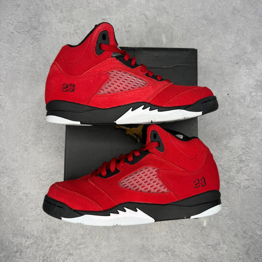 Jordan 5 Retro Raging Bull Red (2021) (PS) *pre - owned* SIZE 2.5Y - Kicks Collective PA - Jordan - 440889-600 - Preschool - 2.5Y - Brand New