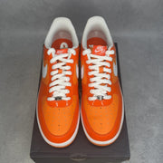 Nike Air Force 1 Low '07 Orange White Patent 11.5 (Pre-Owned) - tag