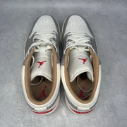 Jordan 1 Low Sail College Grey Rattan *pre-owned* SIZE 11.5