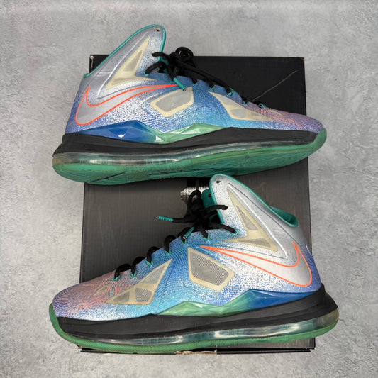 Nike LeBron X Re - Entry *pre - owned* SIZE 12 - Kicks Collective PA - Nike - 541100-008 - Men's Shoes - 12M/13.5W - Pre - Owned