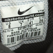 Nike Air Max 90 Essential Black Silver *pre-owned* SIZE 8