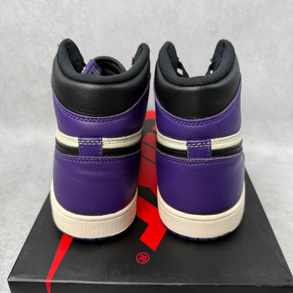 Jordan 1 Retro High Court Purple *pre-owned* SIZE 9.5