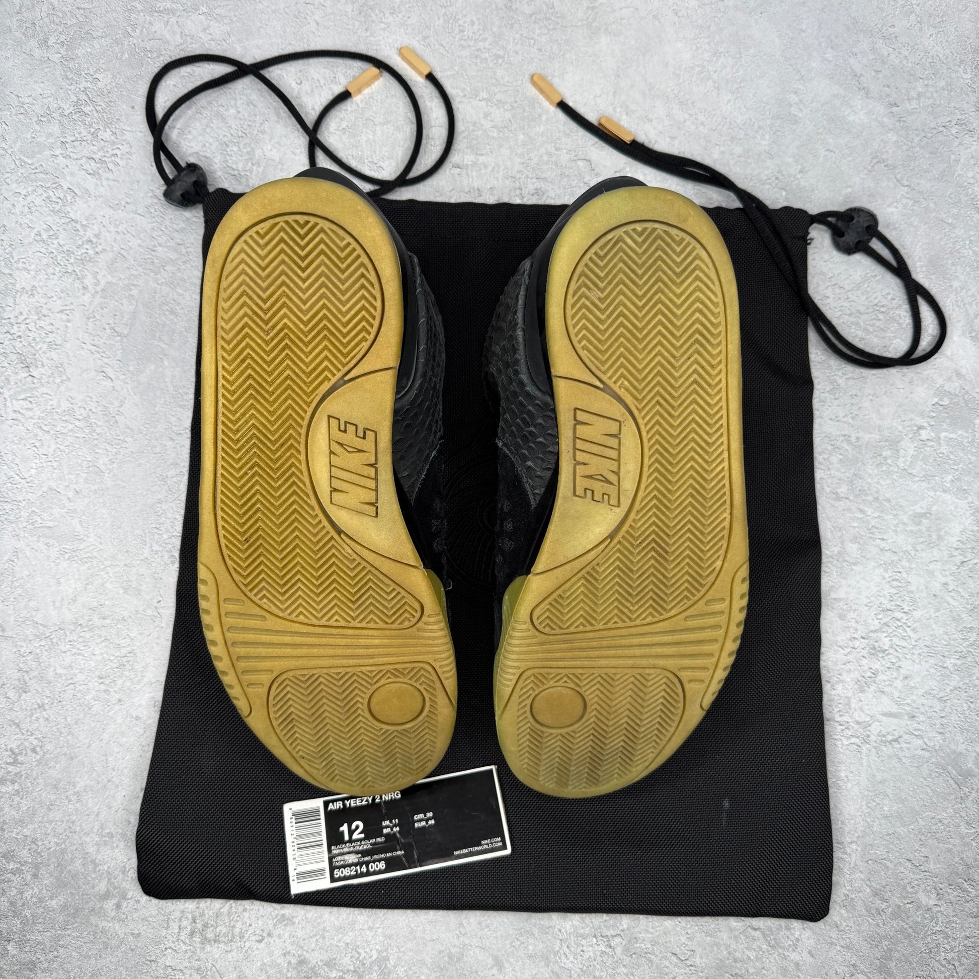 Nike Air Yeezy 2 Solar Red *pre - owned* SIZE 12 - Kicks Collective PA - Nike - 508214-006 - Men's Shoes - 12M/13.5W - Pre - Owned - No Box