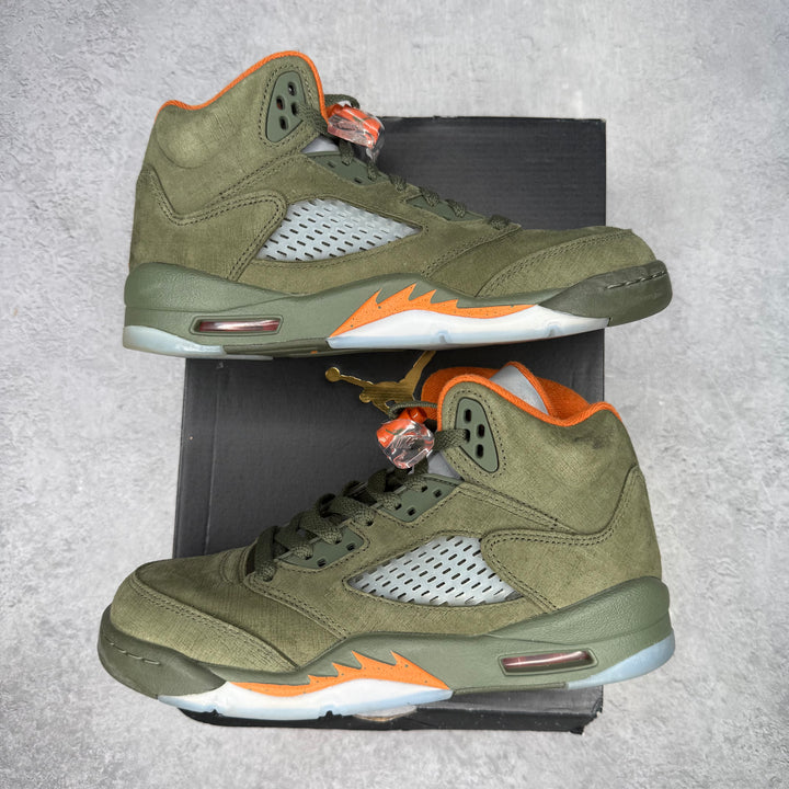 Jordan 5 Retro Olive (2024) (GS) pre-owned size 6Y