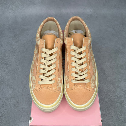 Vans Vault OG Style 36 LX Joe Freshgoods The Honeymoon Stage Peach *pre-owned* SIZE 10