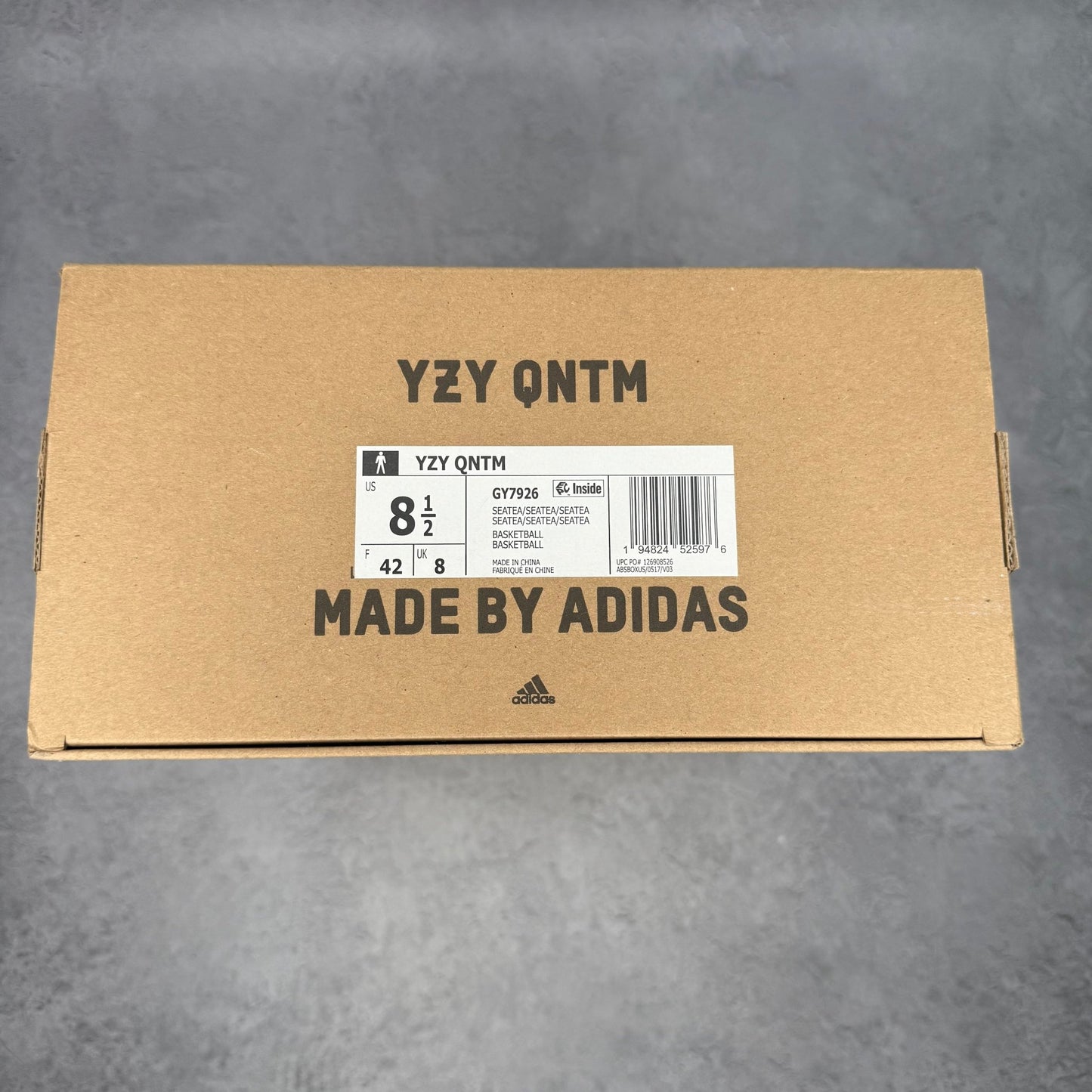 adidas Yeezy QNTM Sea Teal *pre - owned* SIZE 8.5 - Kicks Collective PA - adidas - GY7926 - Men's Shoes - 8.5M/10W - Pre - Owned