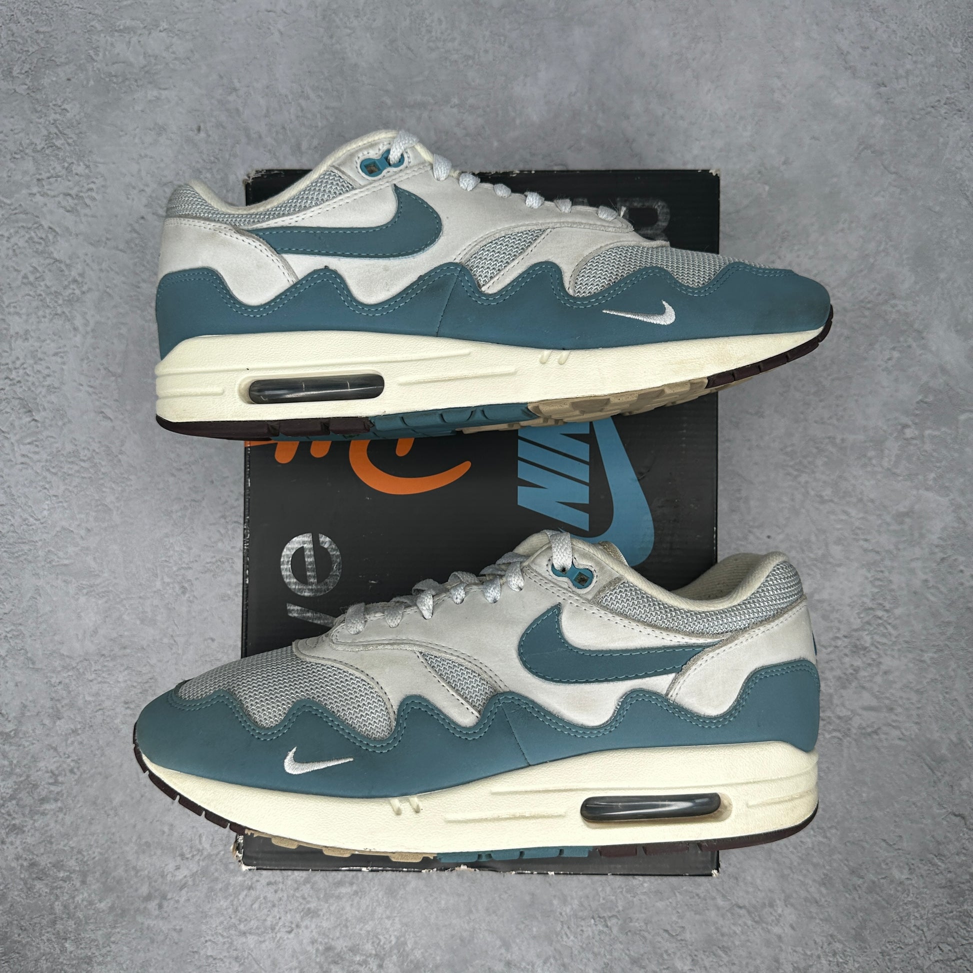 Nike Air Max 1 Patta Waves Noise Aqua *pre-owned* SIZE 10