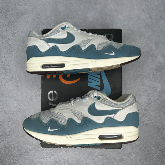 Nike Air Max 1 Patta Waves Noise Aqua *pre-owned* SIZE 10