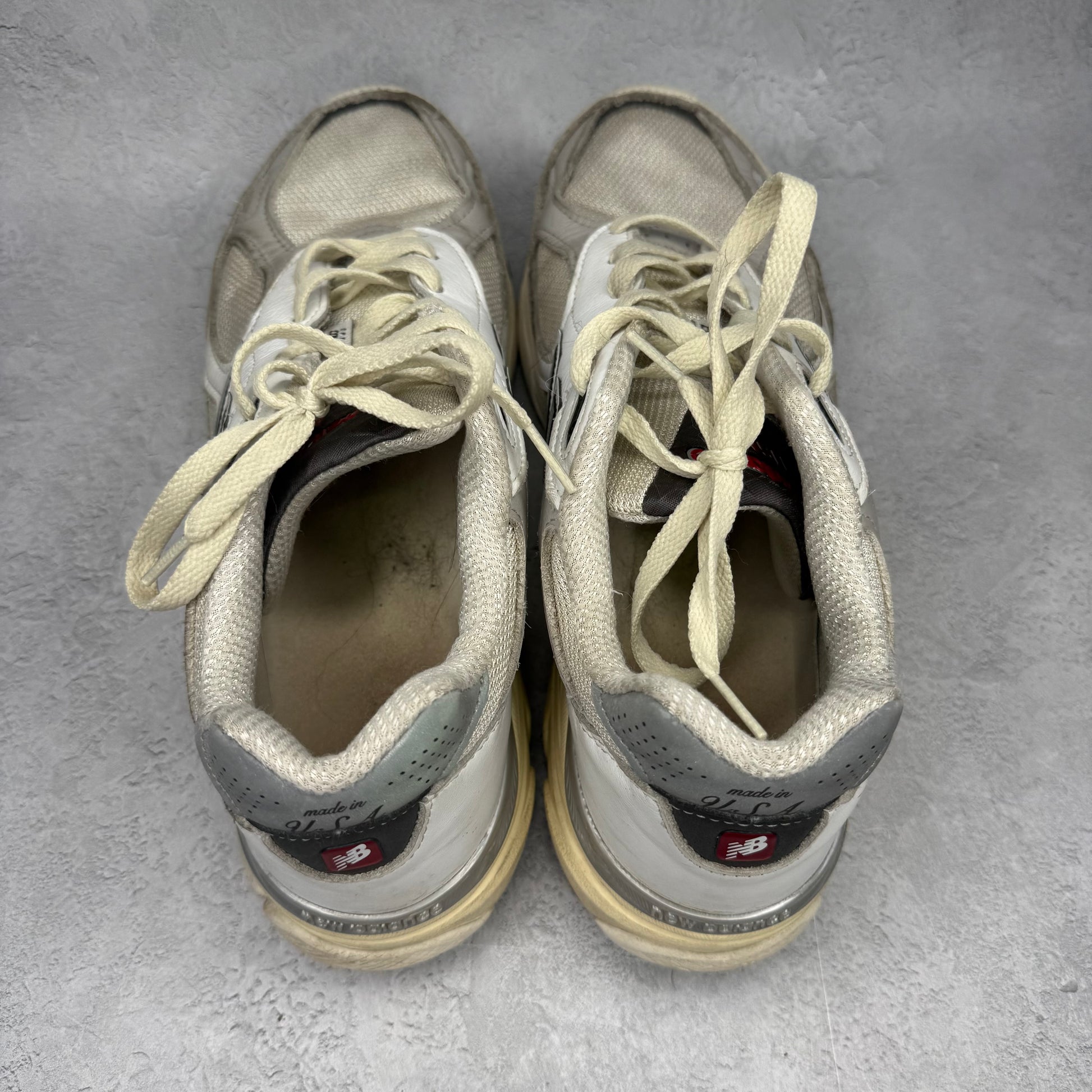 New Balance 990v3 MiUSA Teddy Santis Sea Salt *pre-owned* SIZE 11.5