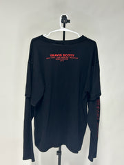 Travis Scott TS Birds The Ends Long Sleeve Tee Black *pre-owned* SIZE L - Kicks Collective PA - Travis Scott - TRAVIS-FG5YMVZ8 - Apparel - L - Pre-Owned - No Box