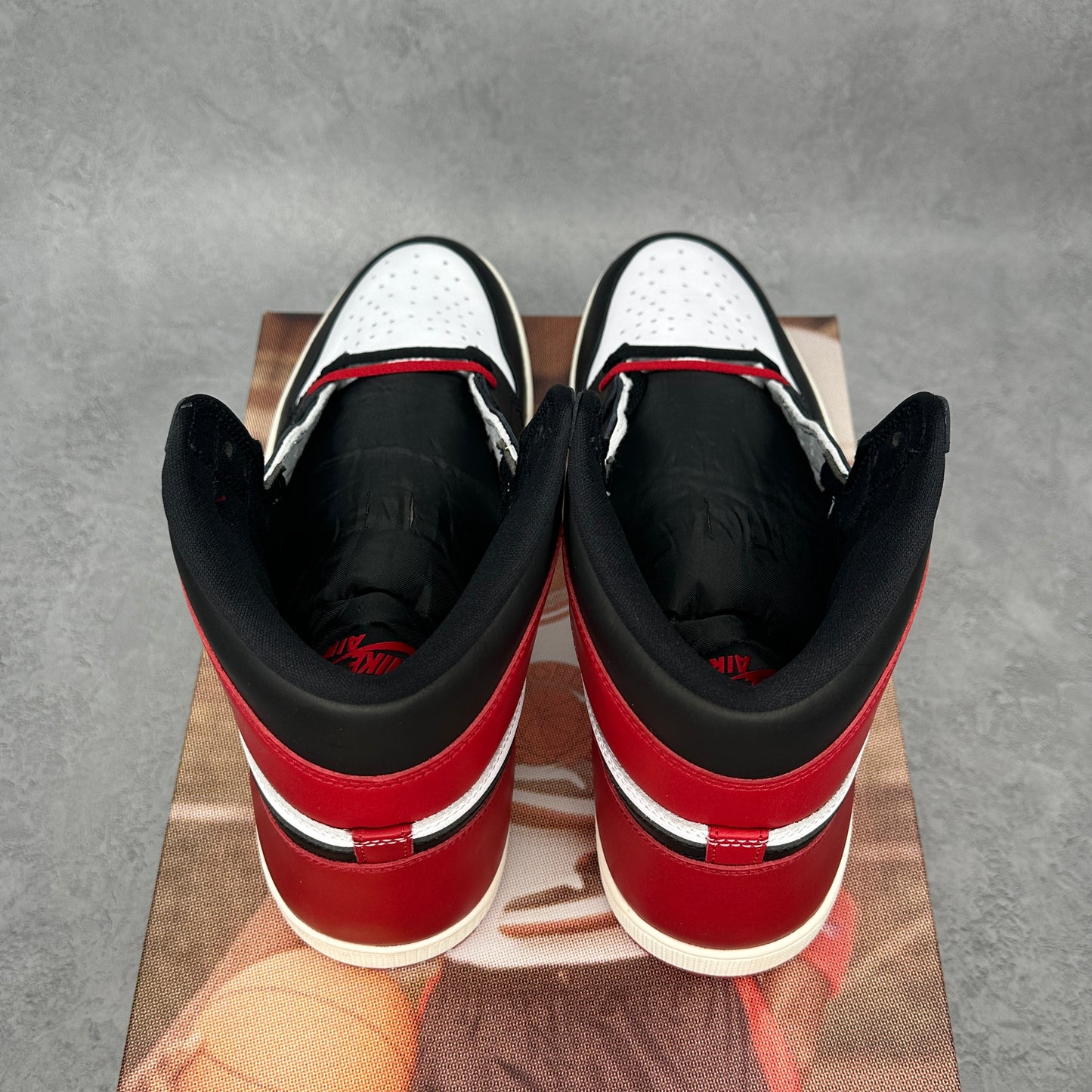 Jordan 1 Retro High OG Black Toe Reimagined