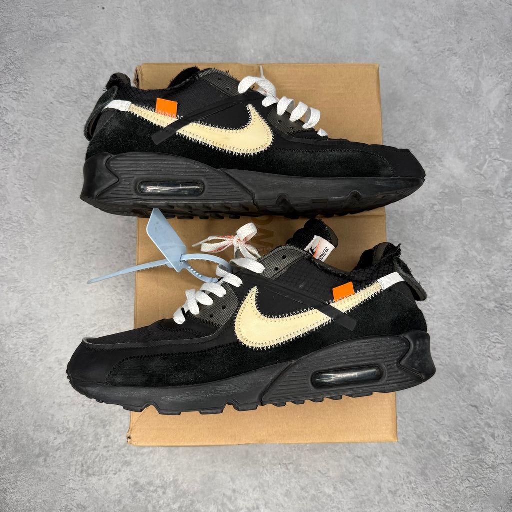 Nike Air Max 90 Off - White Black *pre - owned* SIZE 9.5 - Kicks Collective PA - Nike - AA7293-001 - Men's Shoes - 9.5M/11W - Pre - Owned