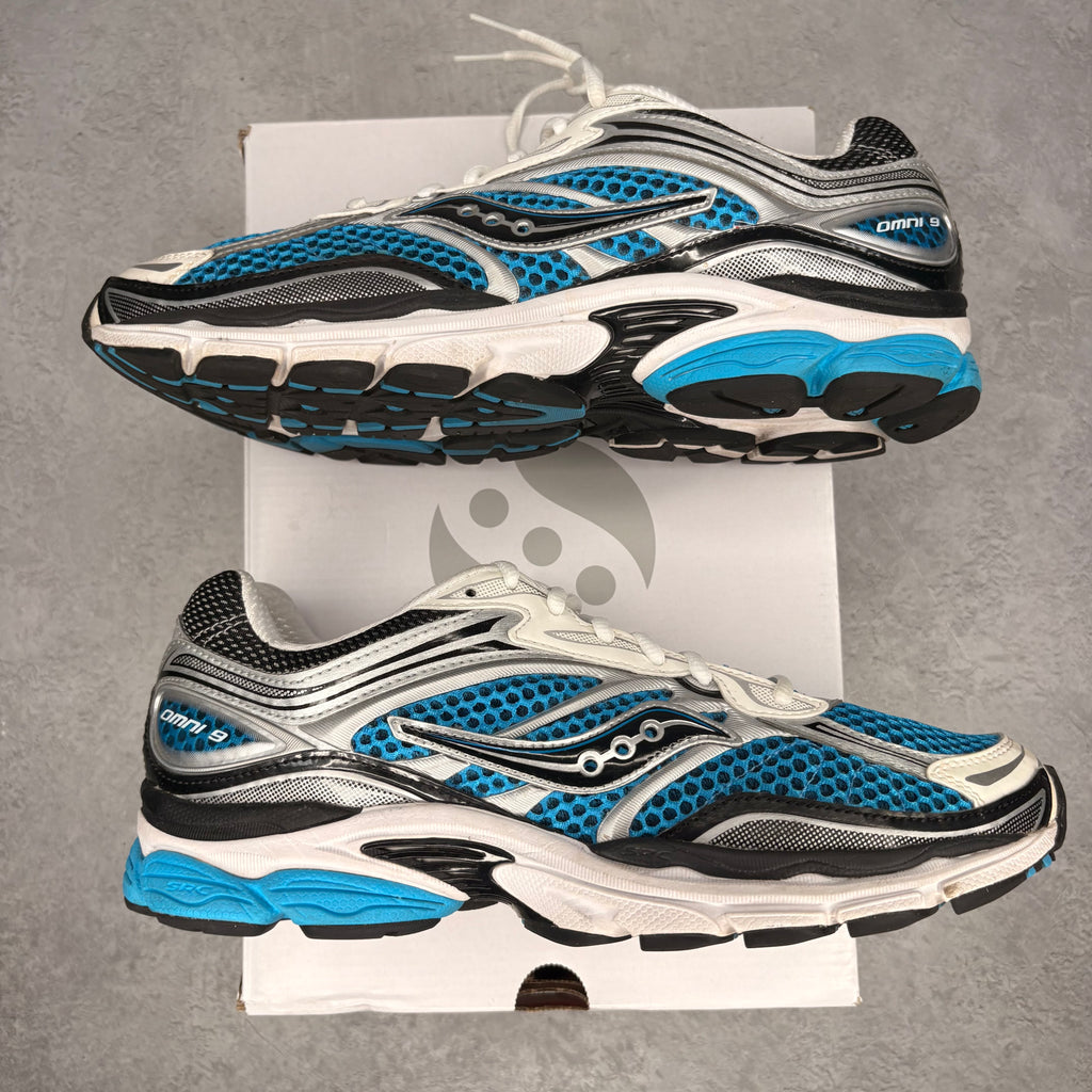 Saucony ProGrid Omni 9 OG Royal Silver *pre-owned* SIZE 10.5