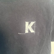 Kith Figure A Laying Down the Foundation Tee Black pre-owned size XLarge