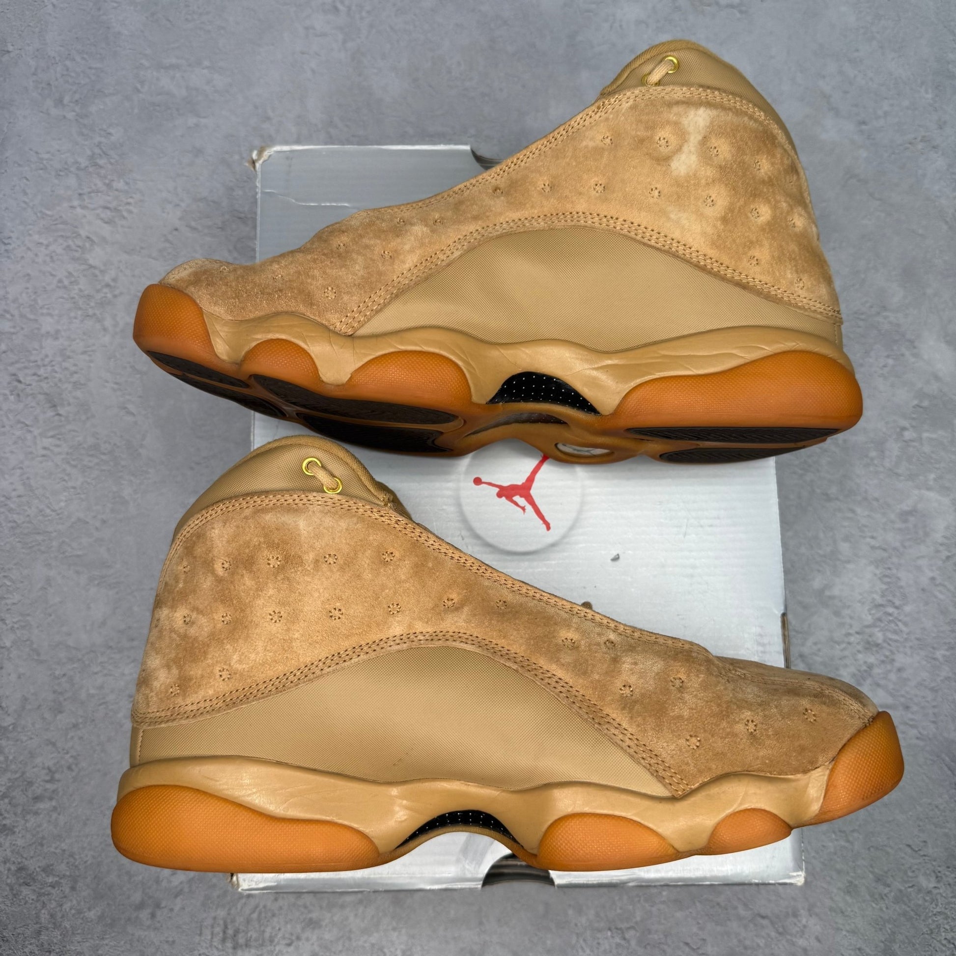 Jordan 13 Retro Wheat *pre - owned* SIZE 10 - Kicks Collective PA - Jordan - 414571-705 - Men's Shoes - 10M/11.5W - Pre - Owned