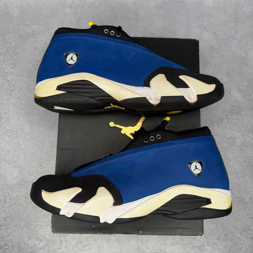 Jordan 14 Retro Low Laney (2015) *pre - owned* SIZE 10.5 - Kicks Collective PA - Jordan - 807511-405 - Men's Shoes - 10.5M/12W - Pre - Owned