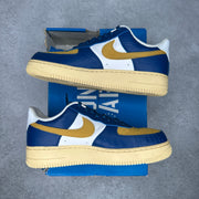 Nike Air Force 1 Low SP Undefeated 5 On It Blue Yellow Croc *pre-owned* SIZE 9