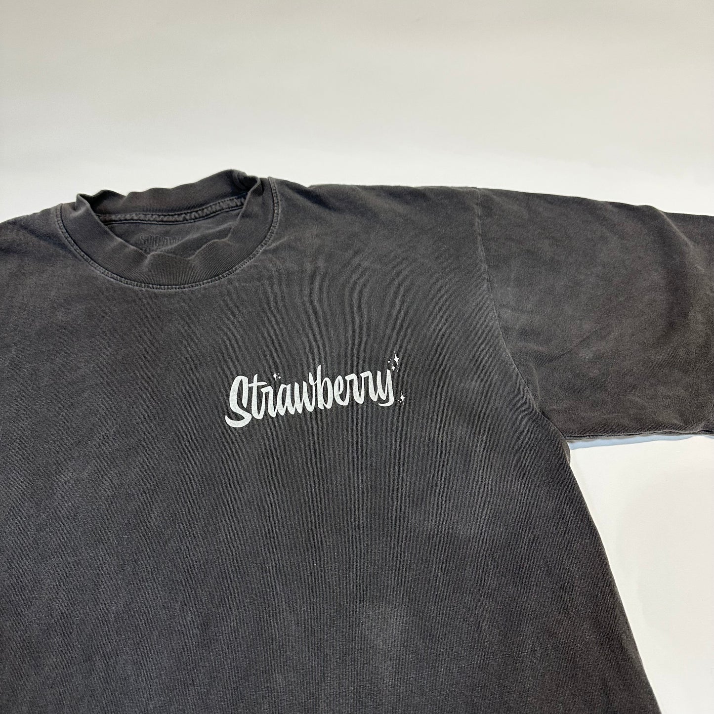 Strawberry Jams Tee Charcoal Grey *pre-owned* (SIZE MEDIUM)
