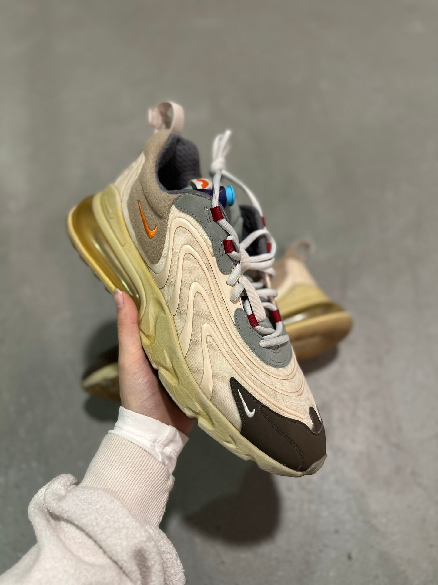 Nike Air Max 270 React ENG Travis Scott Cactus Trails *pre-owned* (SIZE 10.5)