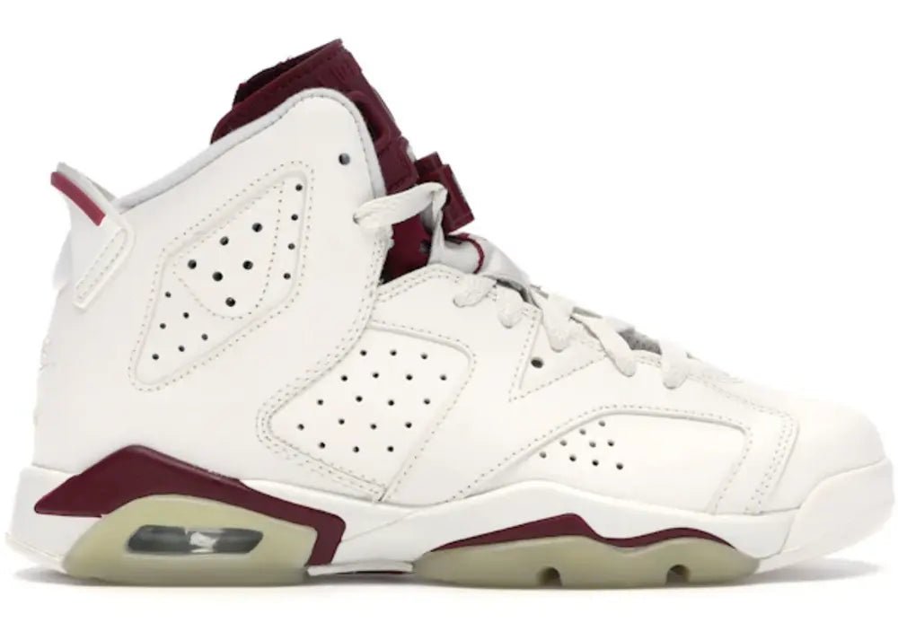 Jordan 6 Retro Maroon (2015) (GS) *pre - owned* SIZE 6.5Y - Kicks Collective PA - Jordan - 836342 - 115/384665 - 116 - Kid's Shoes - 6.5Y - Pre - Owned