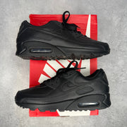 Nike Air Max 90 Leather Triple Black *pre-owned* SIZE 8.5 - Kicks Collective PA - Nike - CZ5594-001 - Men's Shoes - 8.5M/10W - Pre-Owned