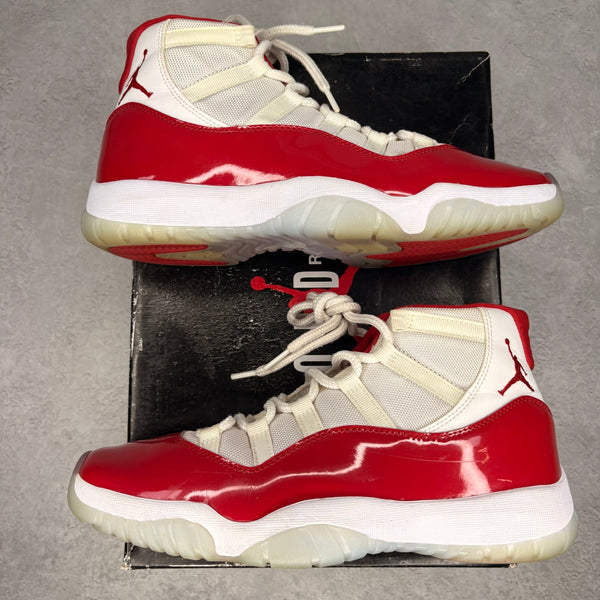 Jordan 11 Retro Cherry (2022) *pre - owned* SIZE 10 - Kicks Collective PA - Jordan - CT8012-116 - Men's Shoes - 10M/11.5W - Pre - Owned
